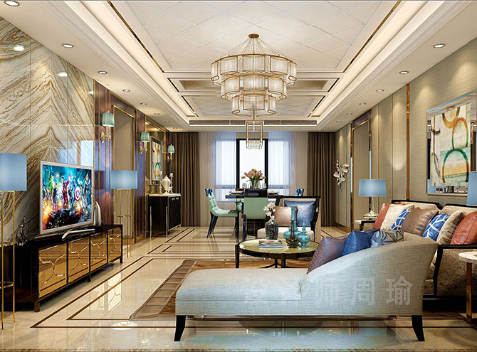 肏肉丝美女世纪江尚三室两厅168平装修设计效果欣赏